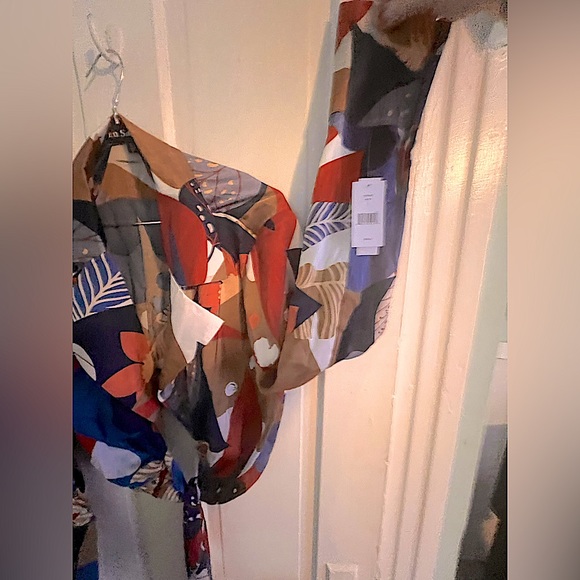 En Saison tie front ballet cardigan top for Women size Large - Picture 11 of 16